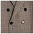 Céline Celine Hedi Slimane Chaqueta de Lana a Cuadros Doble Botonadura Beige - vista 3