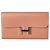Portafoglio Hermès Constance To Go in pelle Epsom Gold con finiture dorate