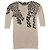 Strickkleid mit Leopardenmuster in Beige Weekend Max Mara Leopardenprint
