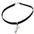 Collana Choker Yves Saint Laurent YSL Logo Nero