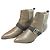 Hermès Botines cortos de cuero SHOCKY Hermes Castaño
