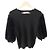 Autre Marque Aveniretoile Eco-Pelz Strickpullover Schwarz