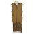 Autre Marque Vestido efecto ante MACPHEE Beige