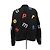 Supreme Giacca nera con lettere ricamate Nero - vista 2