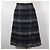 Falda de tweed Chanel algodón nailon Negro Azul marino - vista 3