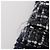 Falda de tweed Chanel algodón nailon Negro Azul marino - vista 5