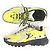 Sneakers Louis Vuitton LV Tatic Line Argento Giallo - vista 3