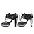Chanel Matelasse Leder Pumps Schwarz Silber - Ansicht 2