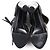 Chanel Matelasse Leder Pumps Schwarz Silber - Ansicht 7