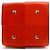 Borsa 2way Delvaux Tempête GM in pelle di vitello Rosso - vista 13