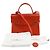 Borsa 2way Delvaux Tempête GM in pelle di vitello Rosso - vista 19