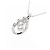 Autre Marque Collana in oro bianco K10 e acquamarina Argento - vista 4