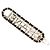 Chanel CHANEL Logo Chain Barrette Barrette Nero - vista 2