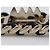 Chanel CHANEL Logo Chain Barrette Barrette Nero - vista 6