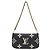 Multi Pochette Borsa a tracolla Louis Vuitton Bicolor Monogram Empreinte Nero Beige - vista 2