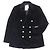 Autre Marque Chaqueta de terciopelo de doble botonadura PT TORINO Negro