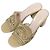 Kate Spade Leder-Sandalen mit Cutwork Beige