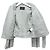 Autre Marque Chaqueta Biker de Cuero Balfern de All Saints Castaño - vista 3