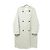 Autre Marque Abrigo de doble capa sin cuello Long Sonny Label de URBAN RESEARCH Beige