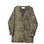 Autre Marque VICKY Chaqueta sin cuello con cuello en V en jacquard de leopardo Beige