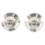 Orecchini Chanel Coco Mark Argento  - vista 1