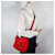 Borsa 2way in nylon Prada Rosso - vista 20