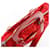 Borsa 2way in nylon Prada Rosso - vista 5