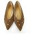 Autre Marque Scarpe basse in velluto Le Talon Pointed Star Studs Marrone Cammello - vista 2