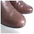Apc Botines de cuero de punta redonda A.P.C. Castaño Burdeos - vista 4