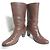Apc Botines de cuero de punta redonda A.P.C. Castaño Burdeos - vista 7
