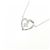 Autre Marque Collana 4℃ in oro bianco K10 e zircone cubico Argento - vista 3