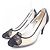 Décolleté Chanel Nero Beige - vista 3