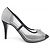 Décolleté in mesh grosgrain Chanel Nero Grigio