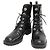 Autre Marque Sartore Schnürstiefel mit 6 Löchern Schwarz