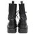 Autre Marque Sartore Schnürstiefel mit 6 Löchern Schwarz - Ansicht 3