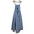 Autre Marque FRAY I.D Camisole Kleid mit Rückenausschnitt Blau - Ansicht 2