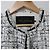 Autre Marque Conjunto 2way de tweed com debrum de franjas Tara Jarmon Preto Branco - vista 12