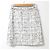 Autre Marque Conjunto 2way de tweed com debrum de franjas Tara Jarmon Preto Branco - vista 5