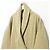 Autre Marque LA MARINE FRANCAISE Abrigo Cocoon Beige - vista 4