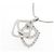 Autre Marque Collana in platino e diamanti Argento - vista 4