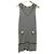 S Max Mara Strickkleid aus Seide Schwarz Beige