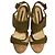 Autre Marque Sandali con zeppa espadrilles Pellico Sunny Verde Cachi - vista 2