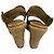 Autre Marque Sandali con zeppa espadrilles Pellico Sunny Verde Cachi - vista 5