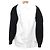Autre Marque Camicetta in maglia a maniche lunghe a strati Alexander Wang Nero Bianco