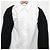 Autre Marque Camicetta in maglia a maniche lunghe a strati Alexander Wang Nero Bianco - vista 3