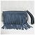 Autre Marque Bolso de mano con flecos de cuero B-LOW THE BELT Azul - vista 2