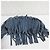 Autre Marque Bolso de mano con flecos de cuero B-LOW THE BELT Azul - vista 4