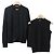 Conjunto de punto 2way de lana 100% Versace Negro