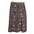 Autre Marque Saia maxi em mistura de seda com jacquard floral Drawer Marrom