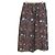 Autre Marque Saia maxi em mistura de seda com jacquard floral Drawer Marrom - vista 2